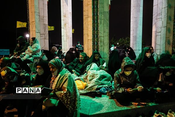 مراسم احیای شب نوزدهم در تپه نورالشهدا