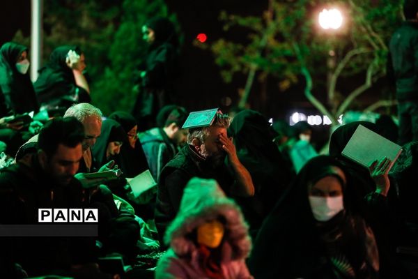 مراسم احیای شب نوزدهم در تپه نورالشهدا