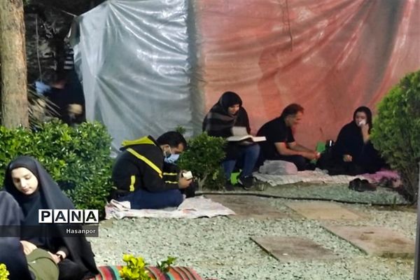 برگزاری مراسم احیا شب قدر در گلستان شهدای اصفهان