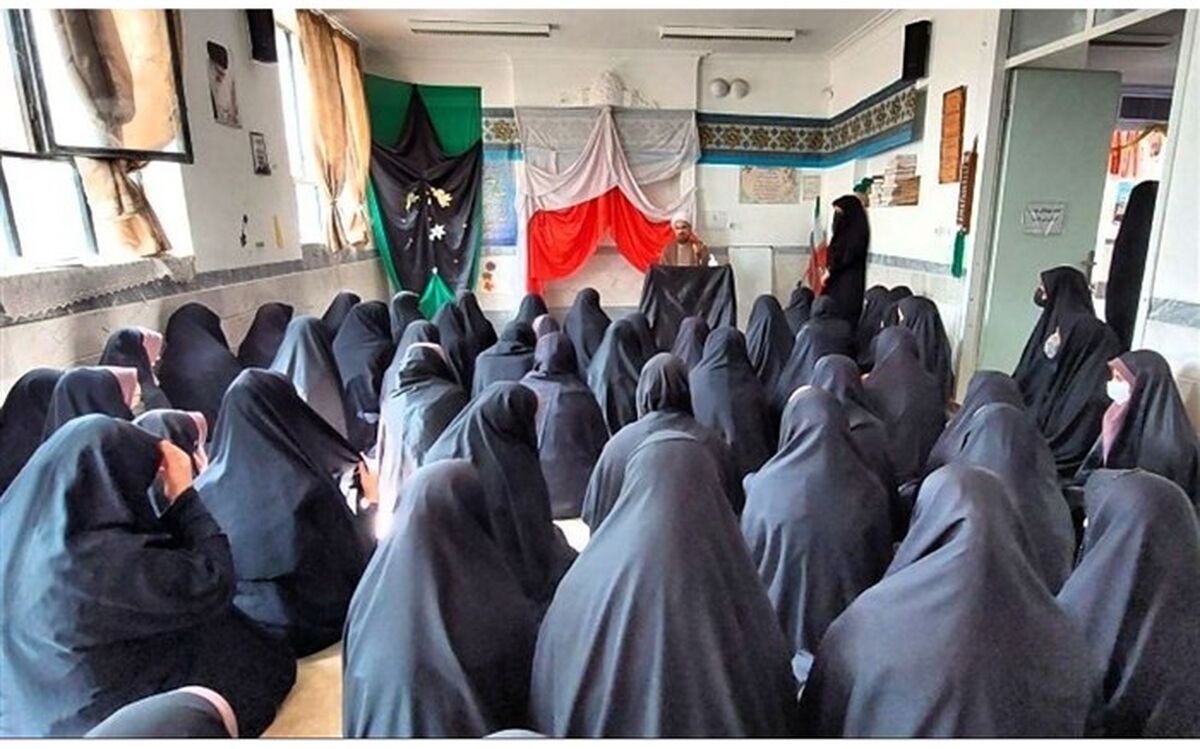 برگزاری مراسم شهادت حضرت علی (ع)، در آموزشگاه آیت الله سعیدی باقرآباد قم