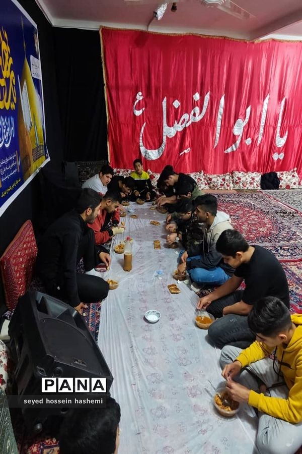 مراسم عزاداری در روستای لمراسک گلوگاه