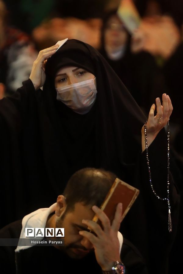 مراسم احیا شب بیست و یکم ماه مبارک رمضان در میدان فلسطین تهران