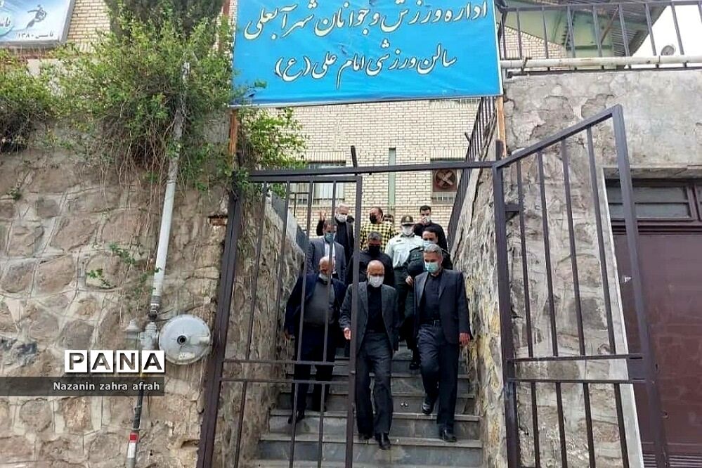 بازدید مسئولان از سالن چند منظوره امام‌علی(ع)‌شهر آبعلی رودهن