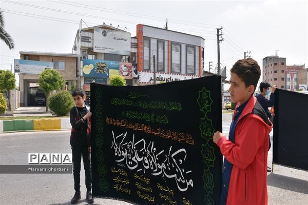 مراسم دسته‌روی دانش‌آموزان بهنمیری