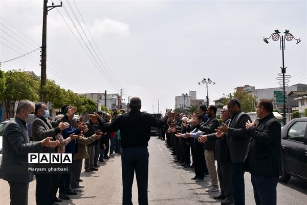 مراسم دسته‌روی دانش‌آموزان بهنمیری