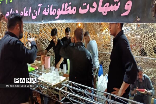 برپایی ایستگاه صلواتی به‌مناسبت شهادت حضرت علی(ع) در چابهار