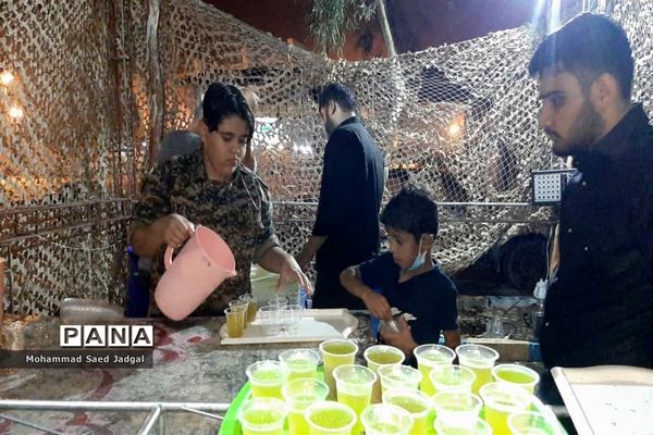 برپایی ایستگاه صلواتی به‌مناسبت شهادت حضرت علی(ع) در چابهار