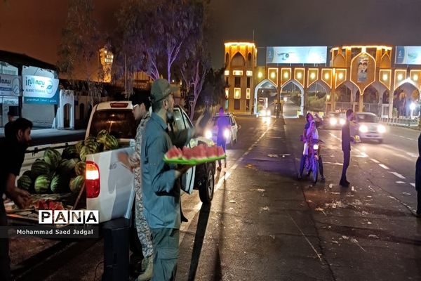 برپایی ایستگاه صلواتی به‌مناسبت شهادت حضرت علی(ع) در چابهار