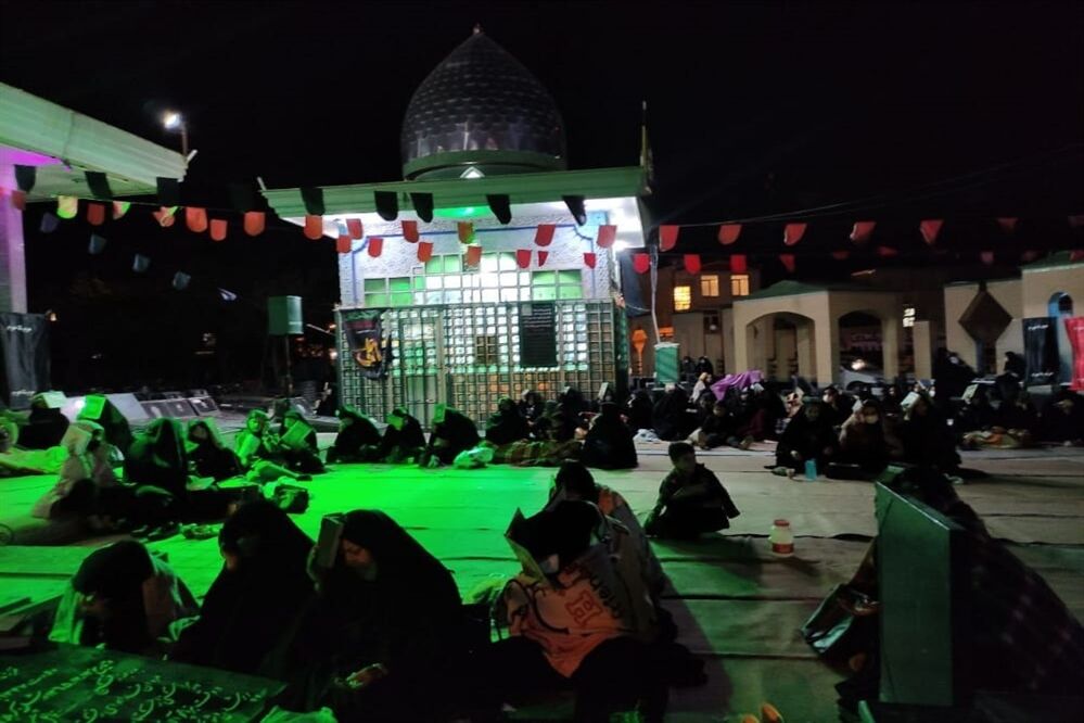 مراسم احیای شب قدر در  شهرستان بهار