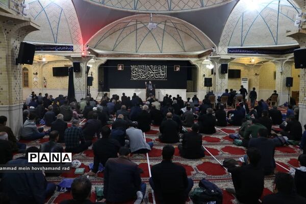 مراسم شب بیست و یکم ماه مبارک رمضان درمسجد النبی قزوین