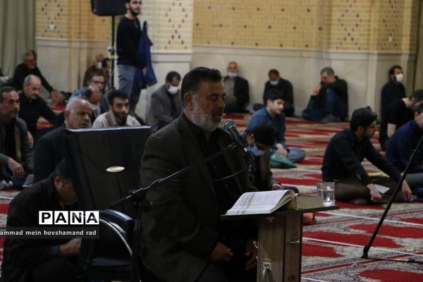 مراسم شب بیست و یکم ماه مبارک رمضان درمسجد النبی قزوین