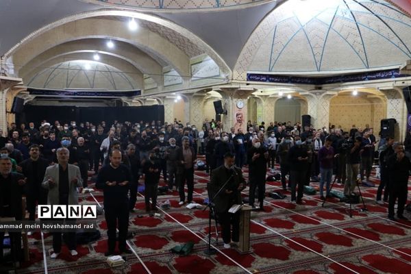 مراسم شب بیست و یکم ماه مبارک رمضان درمسجد النبی قزوین