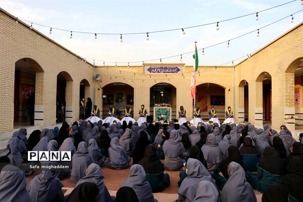 ضیافت افطاری دبیرستان قاضی گله‌دار