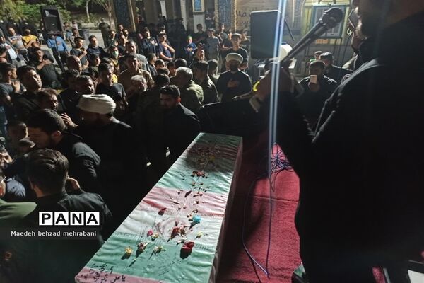 تشیع پیکر پنج شهید گمنام در شهرستان قرچک