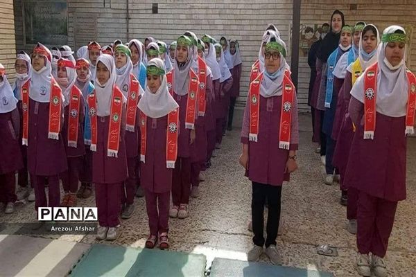 پویش دختران حاج قاسم در مدرسه غیر دولتی دخترانه ثنا بندر امام خمینی (ره)