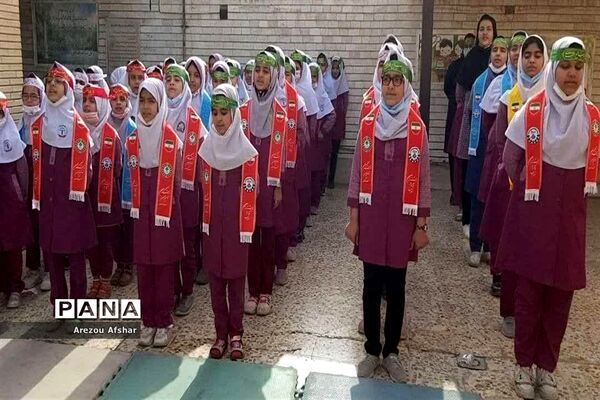 پویش دختران حاج قاسم در مدرسه غیر دولتی دخترانه ثنا بندر امام خمینی (ره)