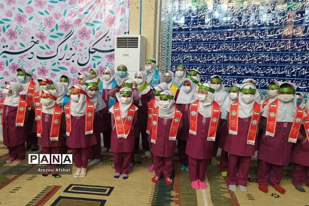 پویش دختران حاج قاسم در مدرسه غیر دولتی دخترانه ثنا بندر امام خمینی (ره)