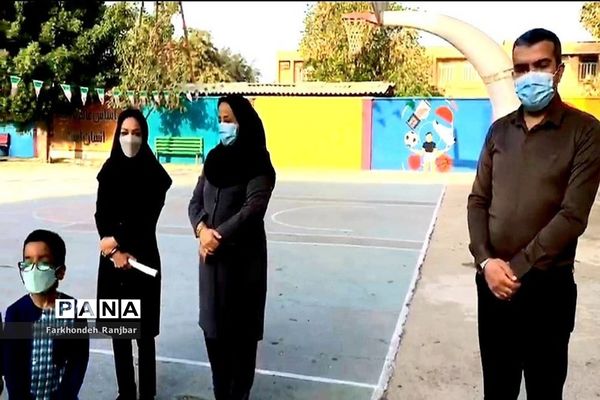 مراسم شهادت مولای متقیان حضرت علی (ع) در دبستان پسرانه شهید باهنربوشهر