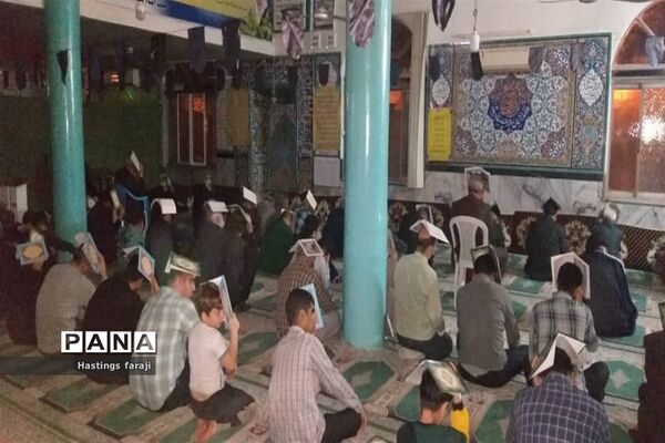 مراسم شب بیست و سوم ماه مبارک رمضان در مساجد میاندورود