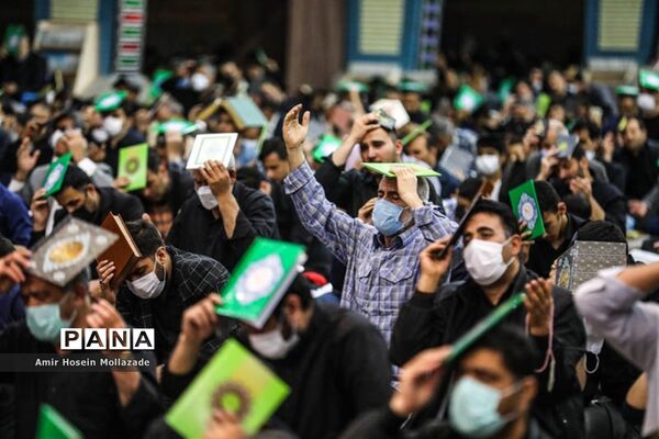 مراسم احیای شب بیست و سوم ماه مبارک رمضان در حسینیه ثارالله ارومیه