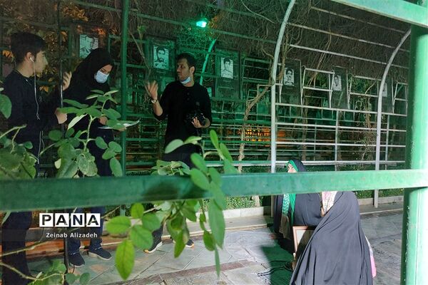 پشت صحنه فیلم کوتاه «میهمانی لاله»