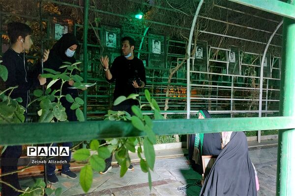 پشت صحنه فیلم کوتاه «میهمانی لاله»