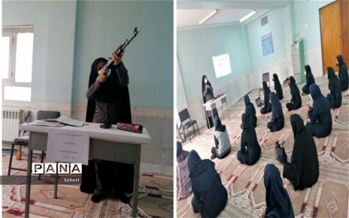 برگزاری دوره آموزشی کار با اسلحه در شهرستان بن
