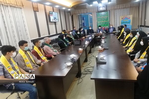 برپایی ضیافت افطاری ساده به میزبانی سازمان دانش‌آموزی  ناحیه سه شیراز