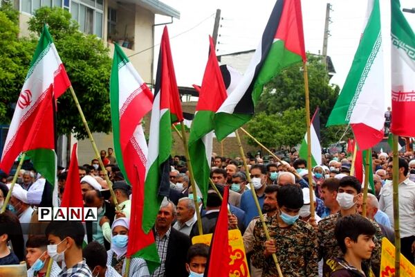 راهپیمایی روز قدس در میاندورود