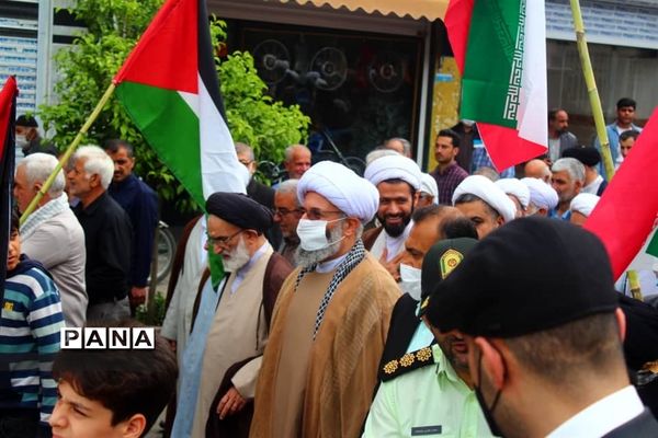 راهپیمایی روز قدس در میاندورود