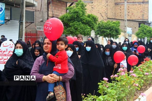 راهپیمایی روز قدس در میاندورود