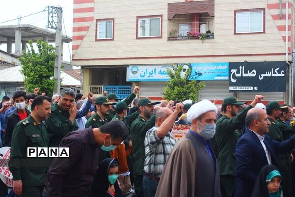 راهپیمایی روز قدس در میاندورود