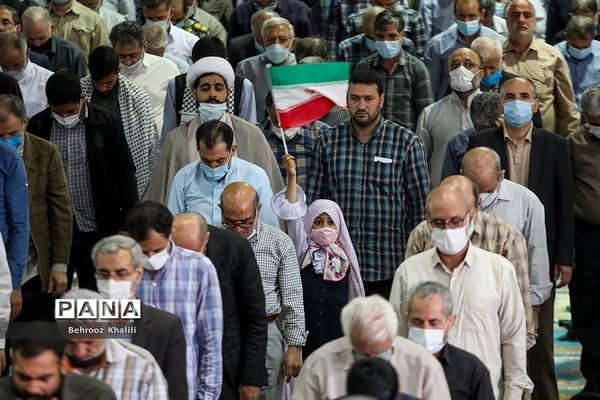 نماز جمعه تهران در روز جهانی قدس