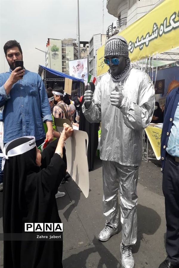 حضور پرشور نسل جدید در راهپیمایی روز قدس