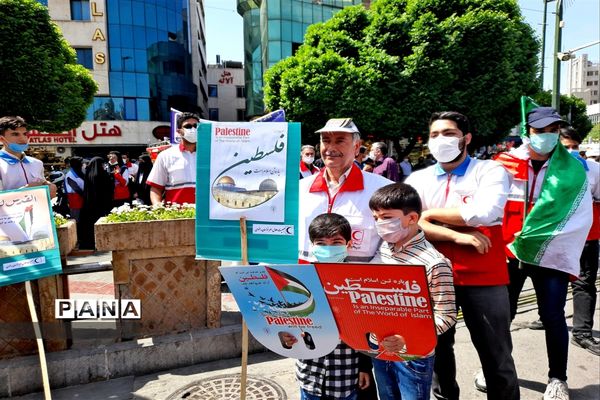 حضور پرشور مردم مشهد در راهپیمایی روز قدس
