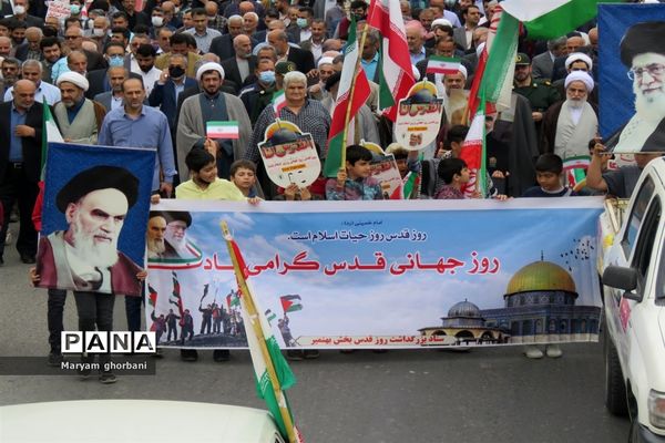 بانگ استکبارستیزی مردم در خیابان‌های بهنمیر پیچید