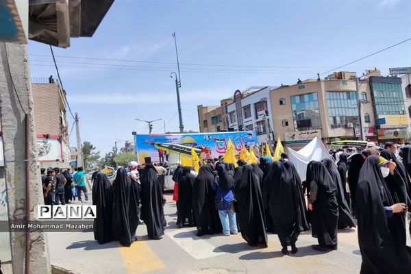 شور و اشتیاق حضور دانش‌آموزان زاهدانی در راهپیمایی روز قدس