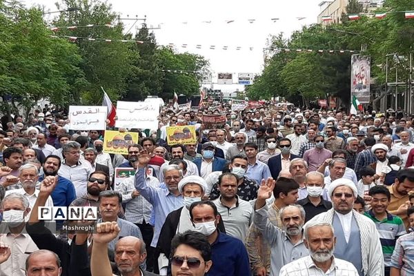 برگزاری راهپیمایی روز قدس در کاشان