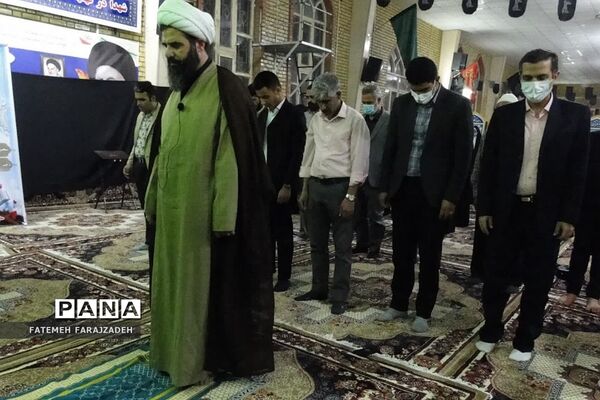 محفل نورانی انس با قرآن در مصلی شهر حسن‌آباد