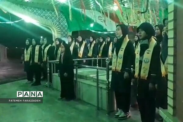 محفل نورانی انس با قرآن در مصلی شهر حسن‌آباد
