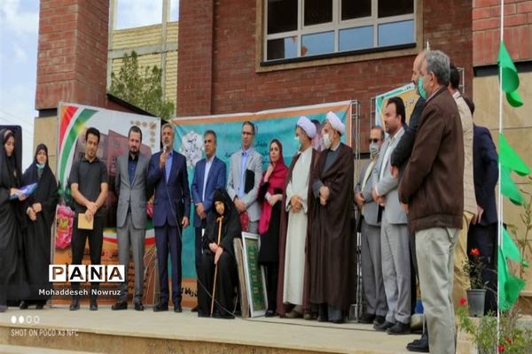 کلنگ‌زنی ساخت مدرسه جدید در نصیرشهر