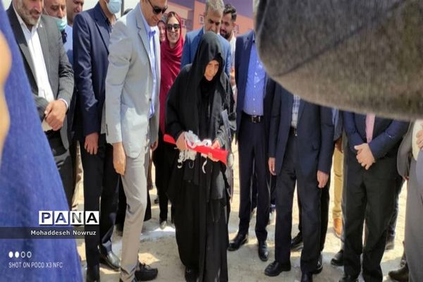 کلنگ‌زنی ساخت مدرسه جدید در نصیرشهر