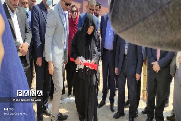کلنگ‌زنی ساخت مدرسه جدید در نصیرشهر