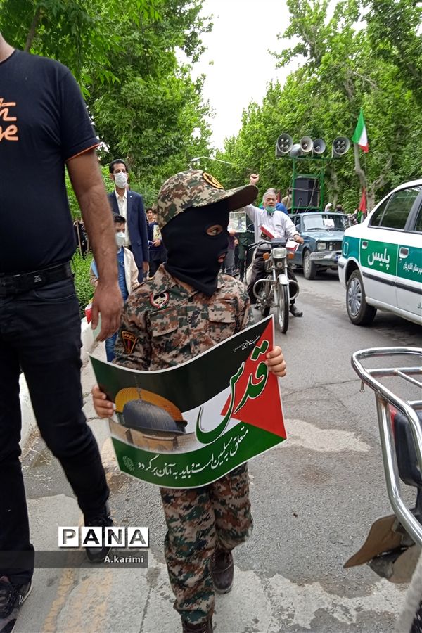 راهپیمایی روز قدس در فلاورجان