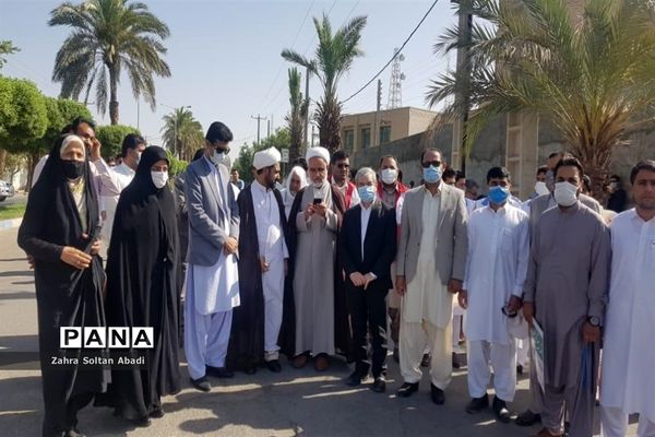 راهپیمایی روز قدس در ایرانشهر