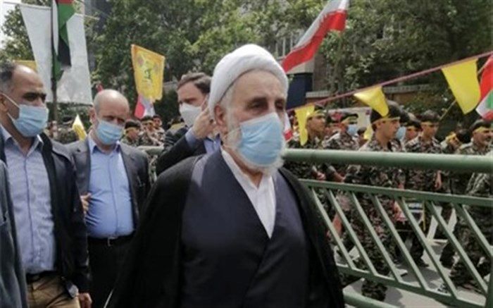 حجت‌الاسلام ناطق نوری در راهپیمایی روز قدس حضور یافت