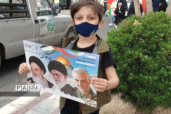 برگزاری راهپیمایی باشکوه روز جهانی قدس در شهرستان قدس