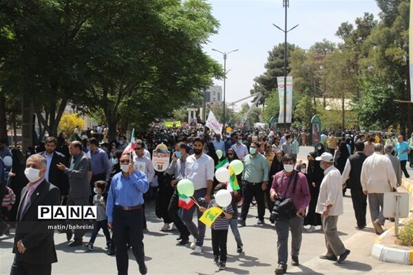 راهپیمایی روز قدس در کرمان