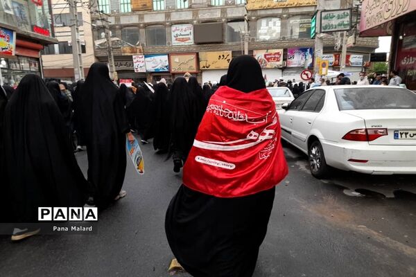 راهپیمایی روز قدس در شهرستان ملارد و صفادشت