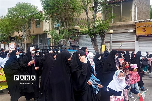مراسم راهپیمایی روز جهانی  قدس در شهرستان فیروزکوه